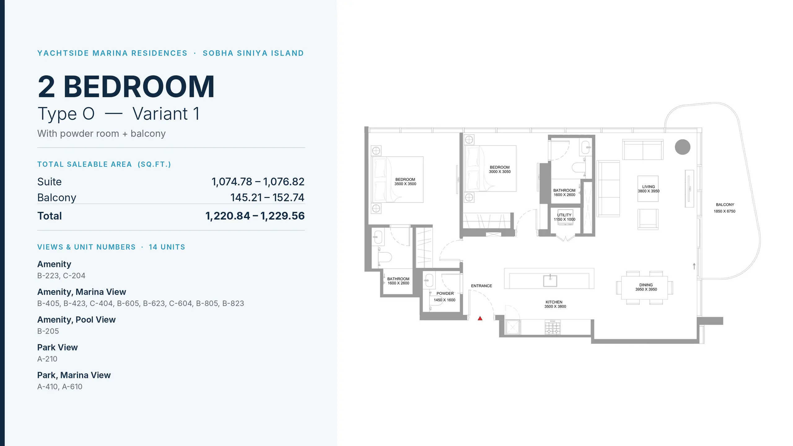 Type O - Variant 1 floor plan