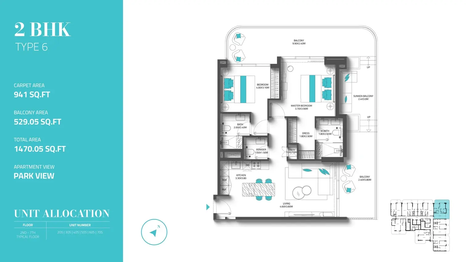Type 6 floor plan
