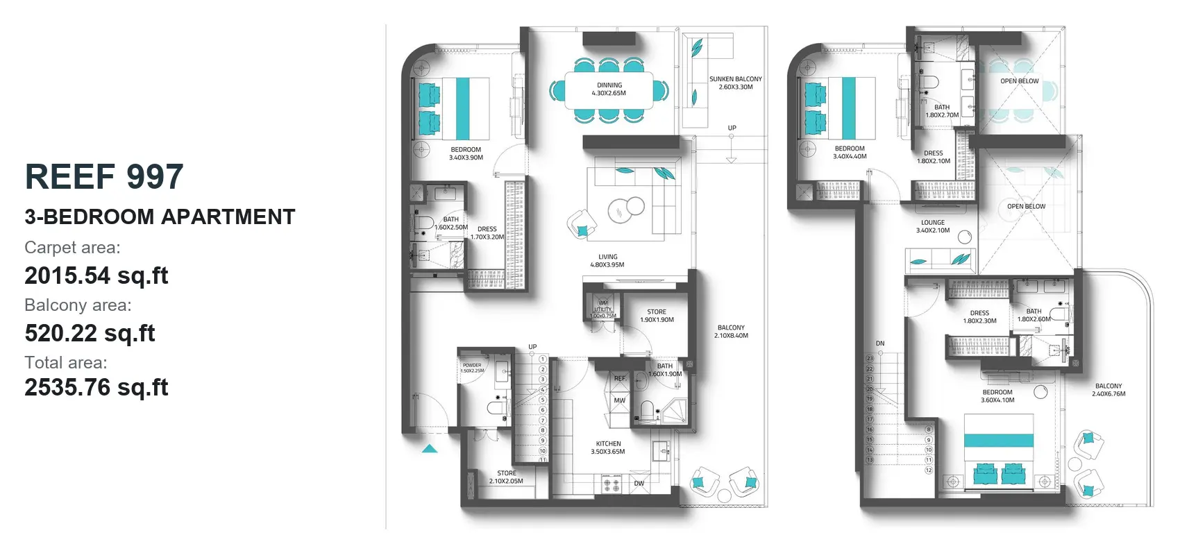 Type 1 floor plan