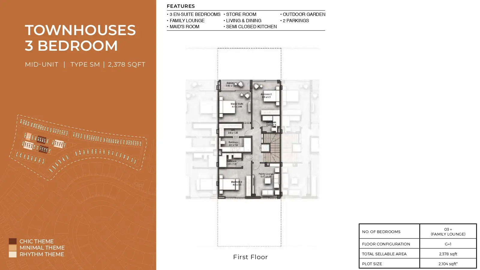 Type SM floor plan