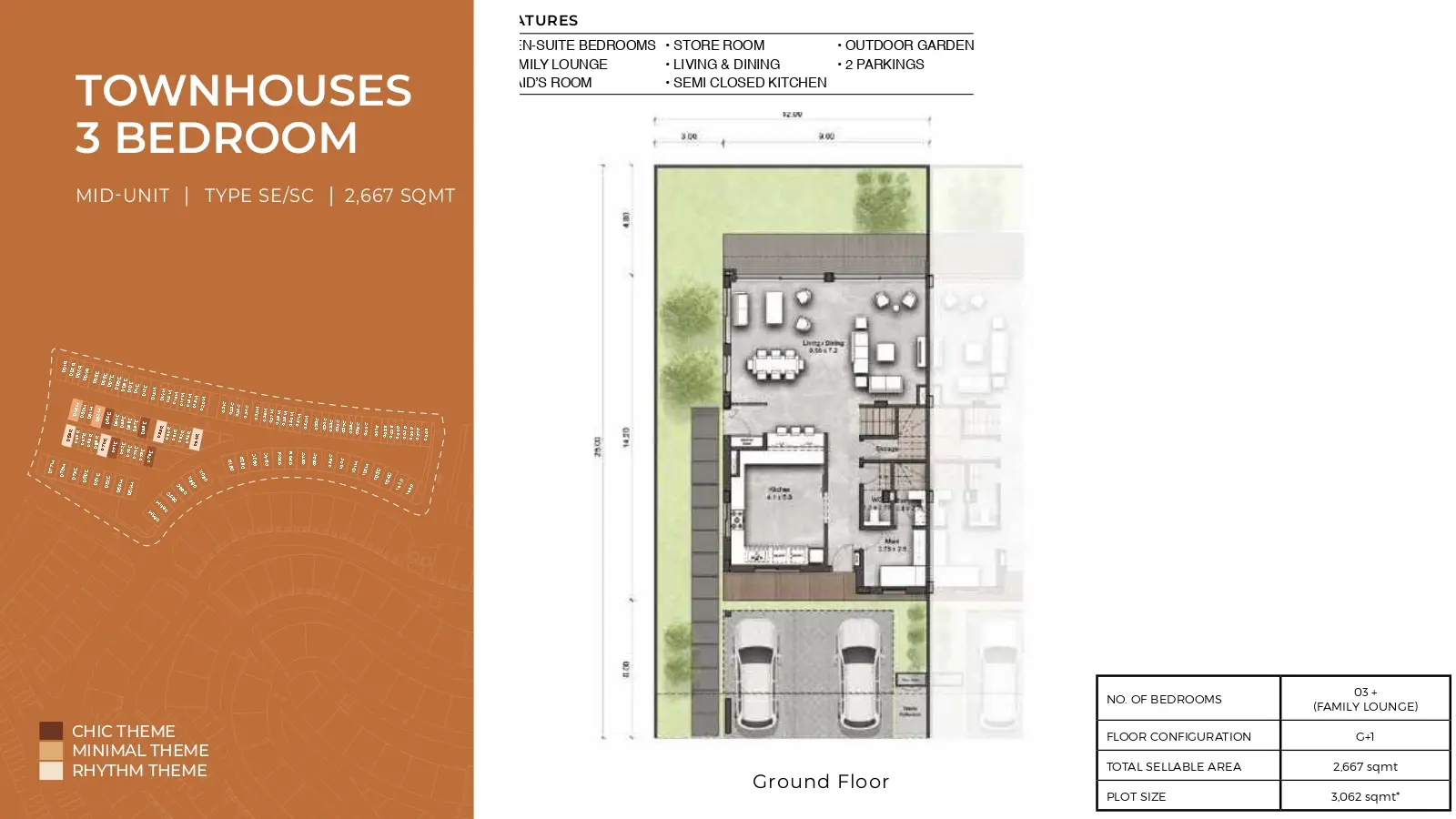 Type SE/SC floor plan