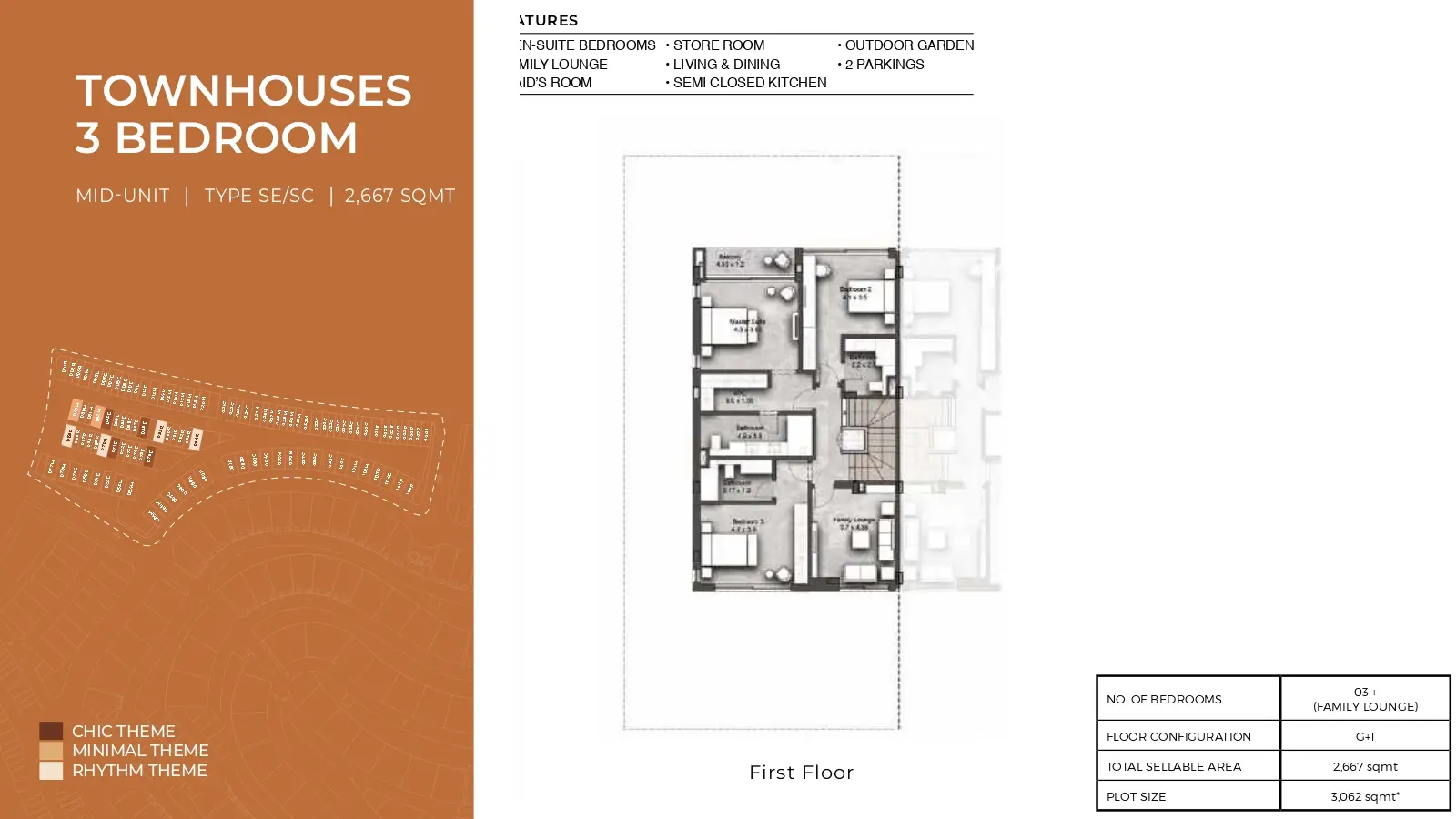 Type SE/SC floor plan