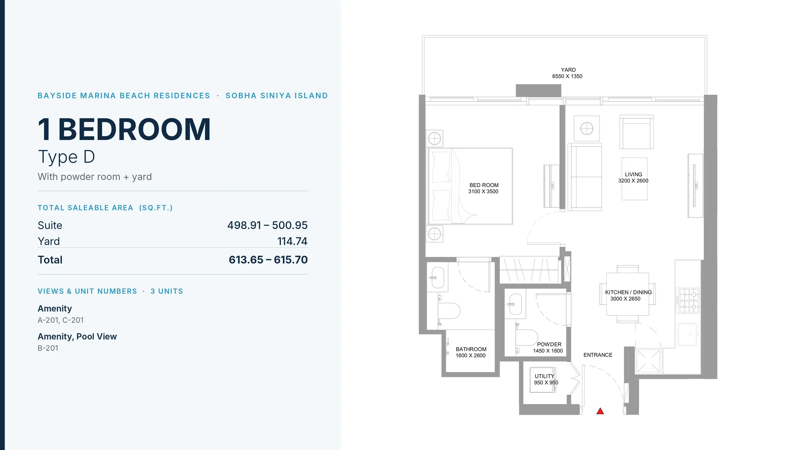 Type D floor plan