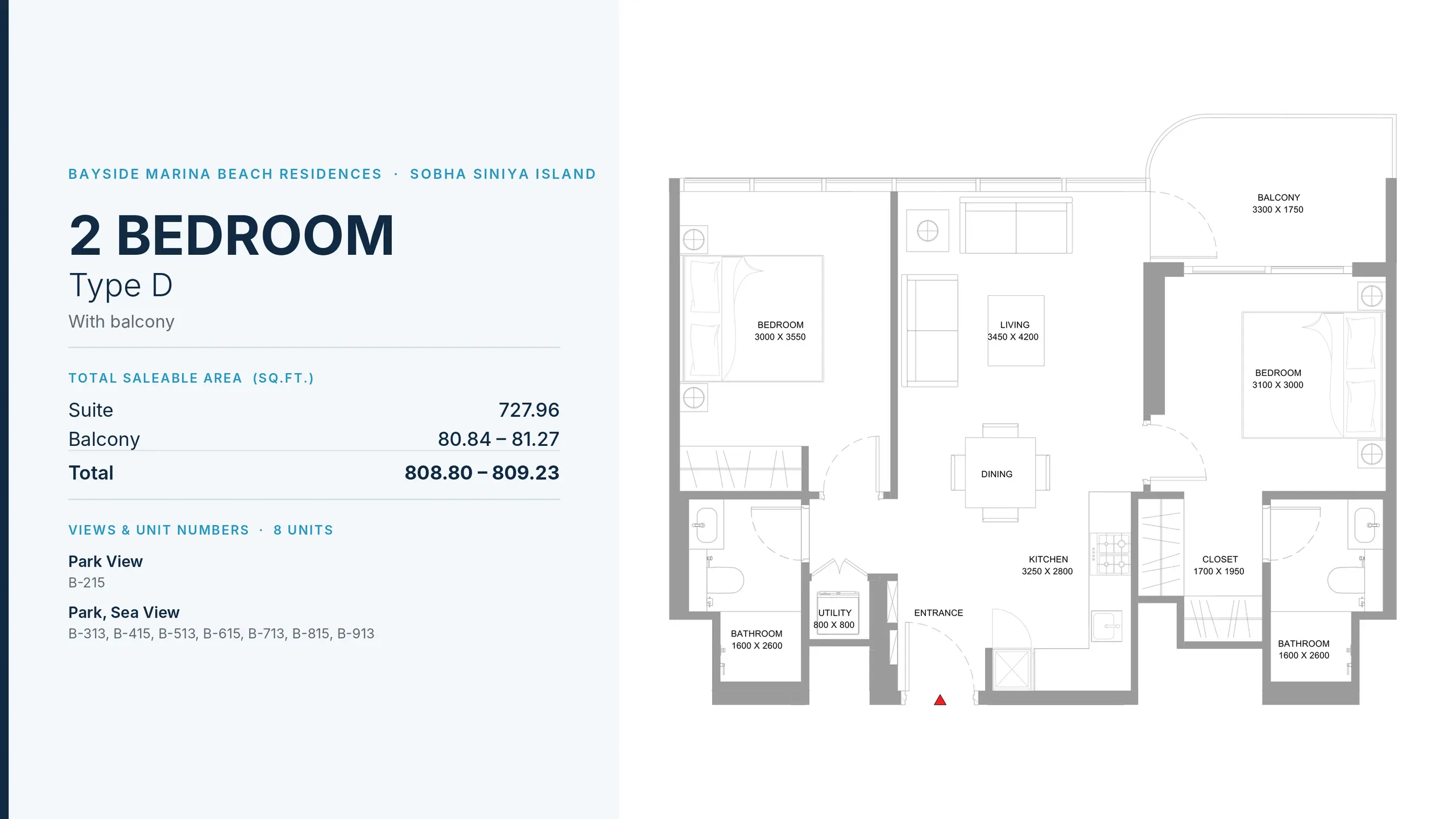 Type D floor plan
