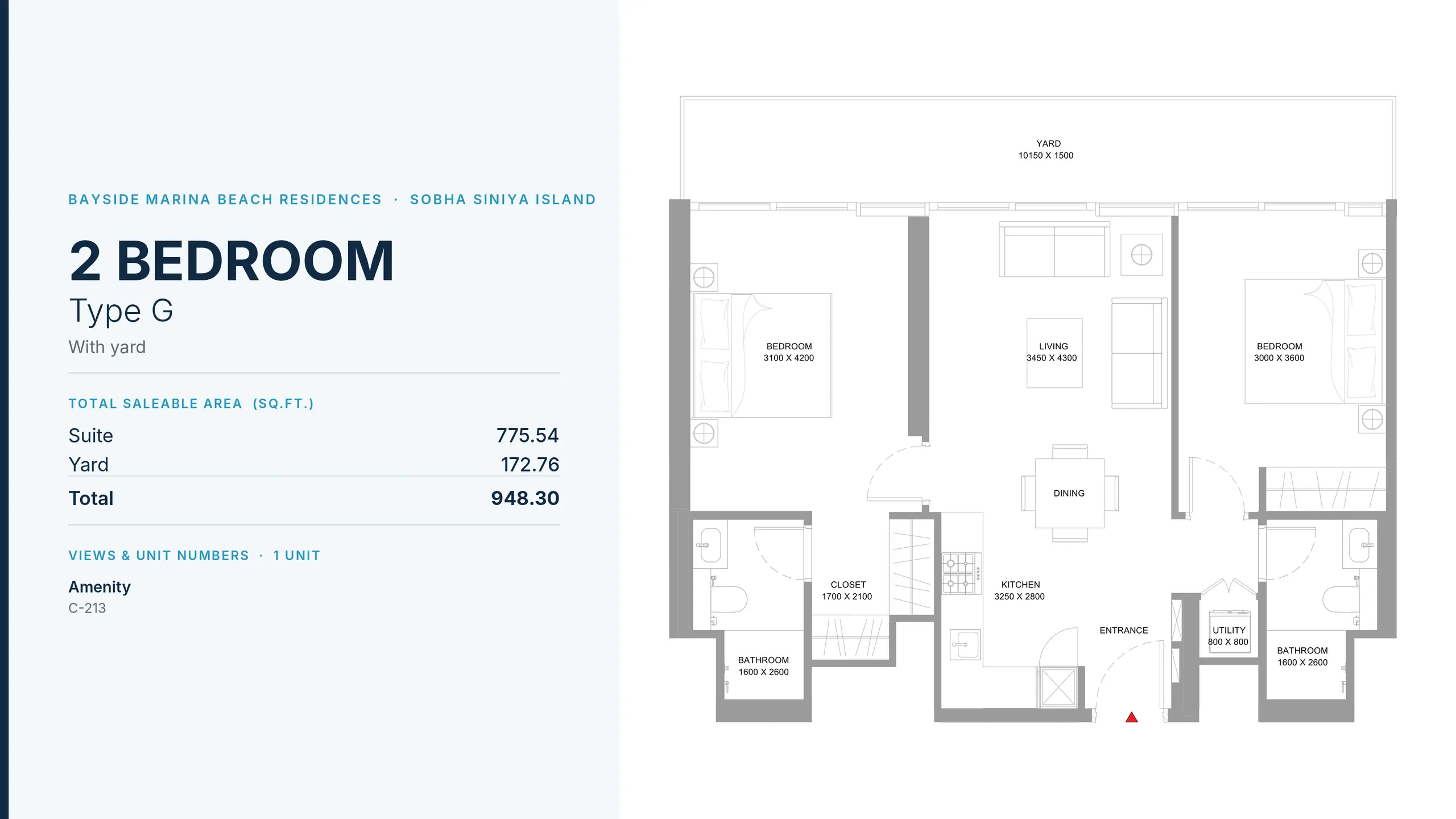 Type G floor plan