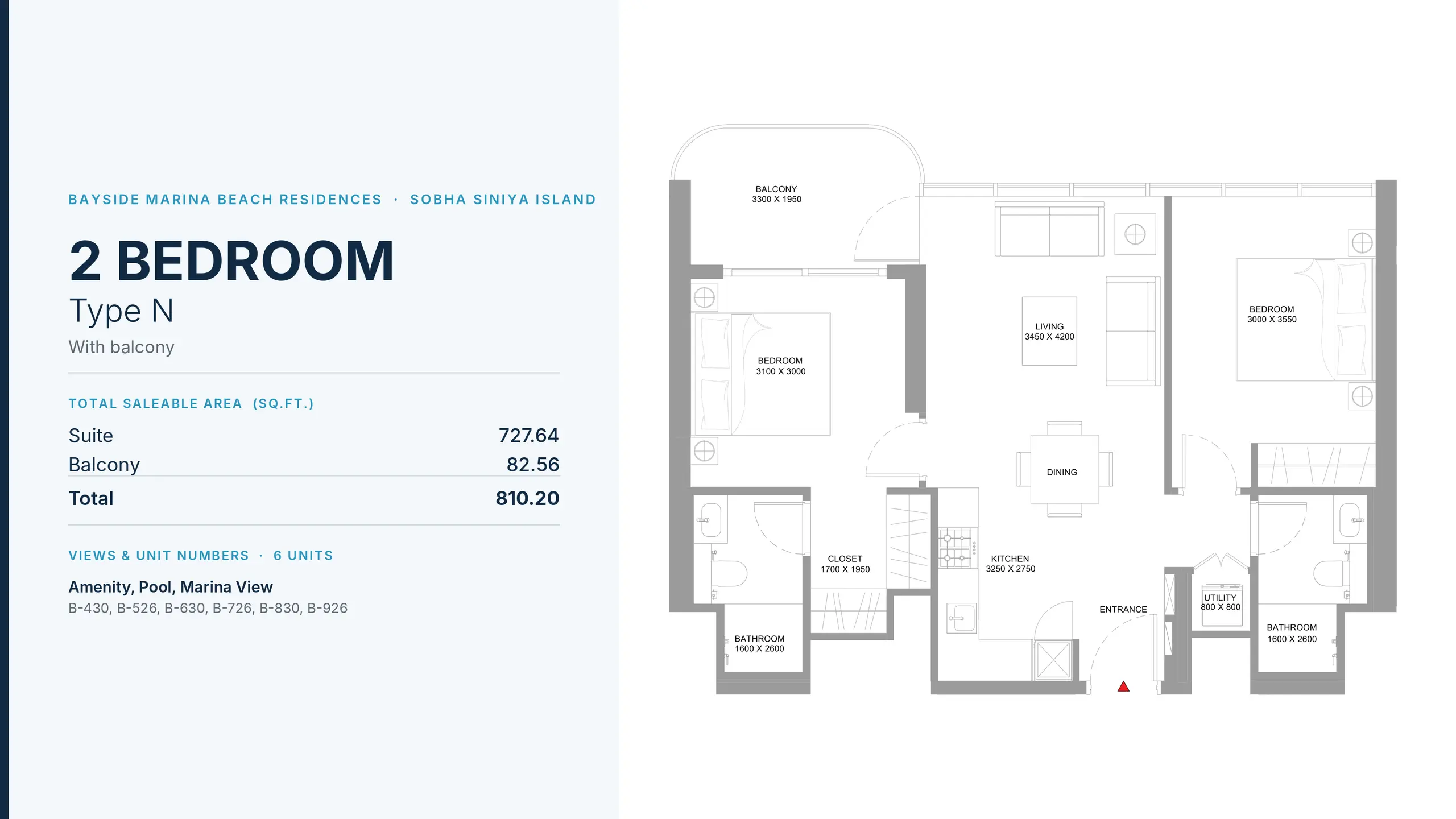 Type N floor plan