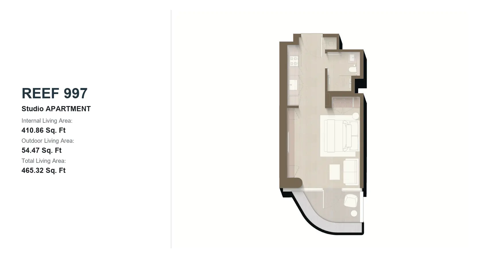 Type 1 2nd view floor plan