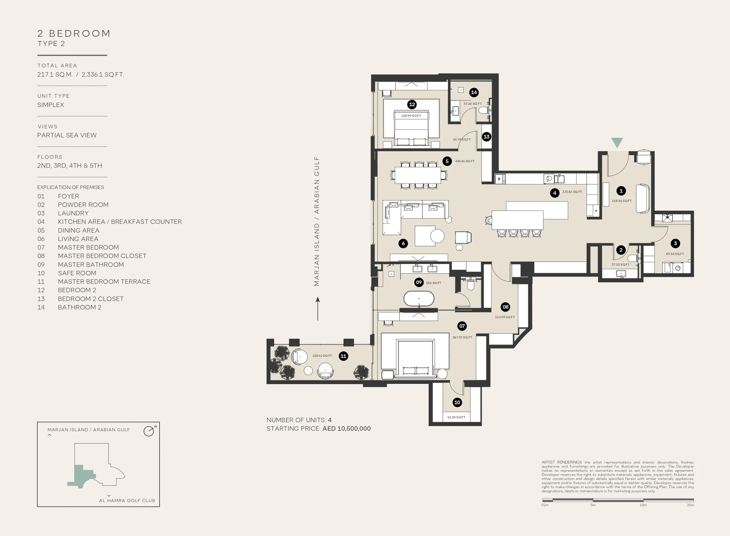 Type 2 floor plan