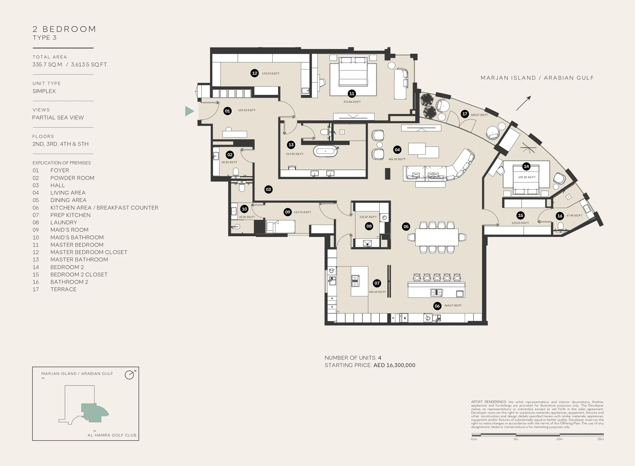 Type 3 floor plan
