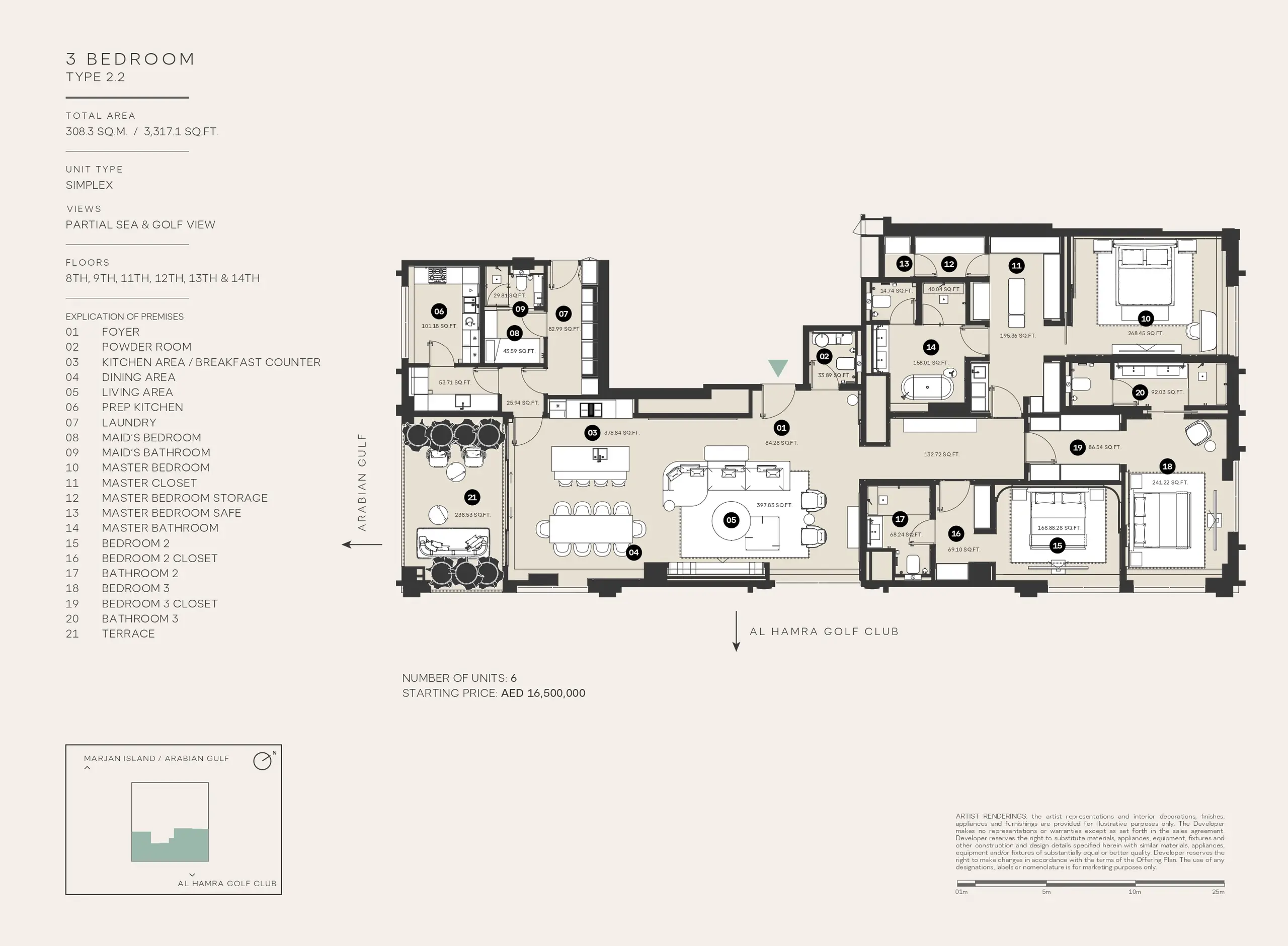 Type 2.2 floor plan
