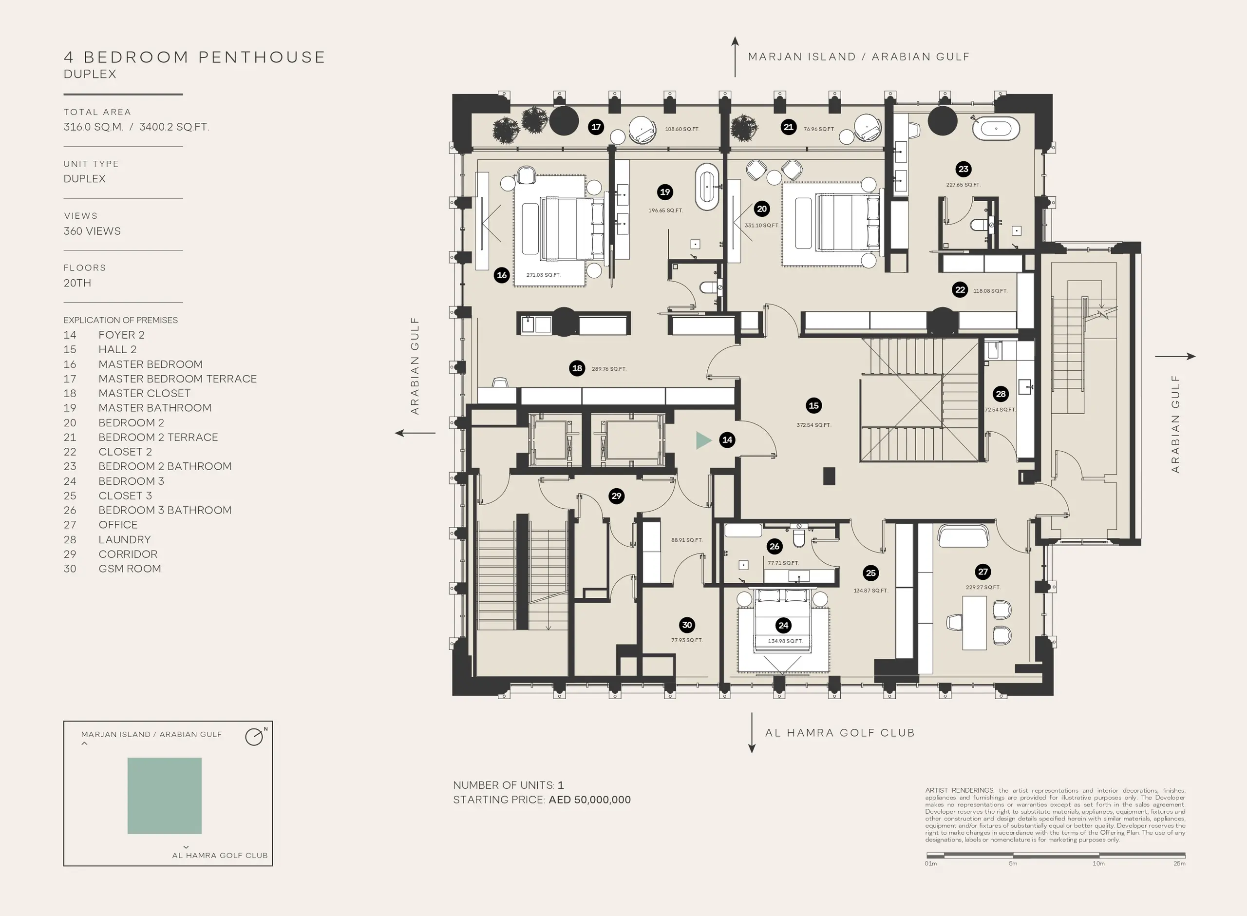 Type 1 floor plan