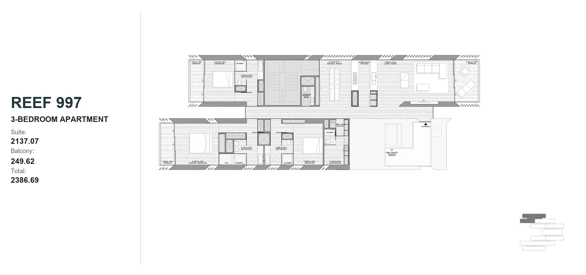 01 Series North floor plan