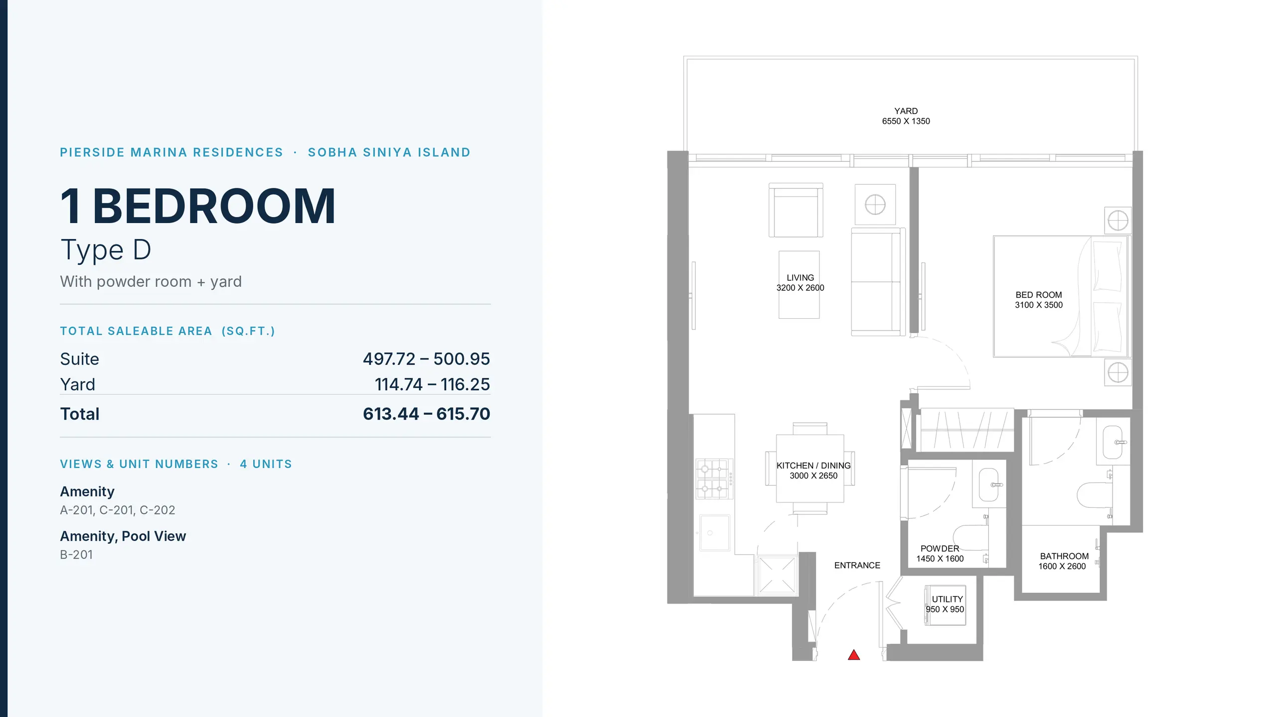 Type D floor plan