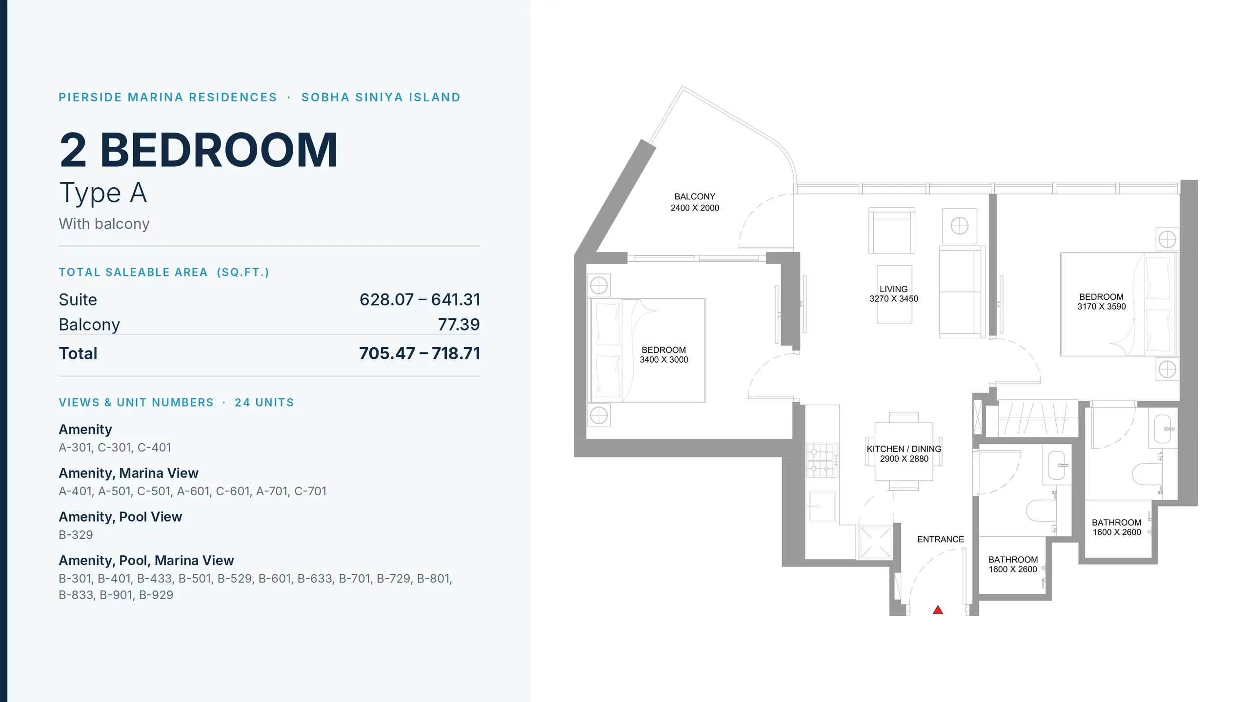 Type A floor plan