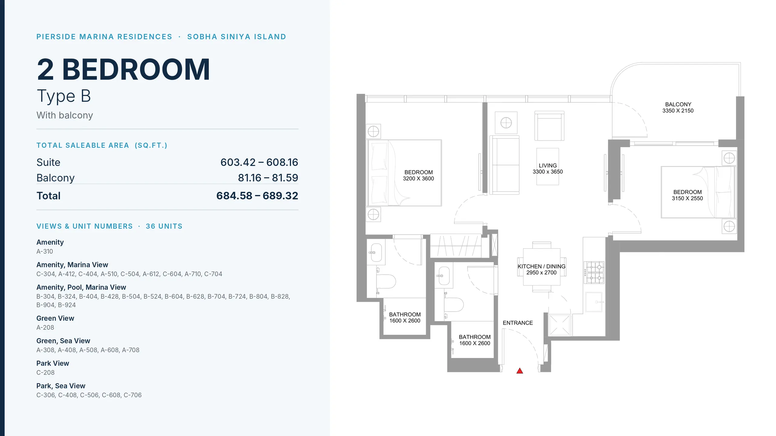 Type B floor plan