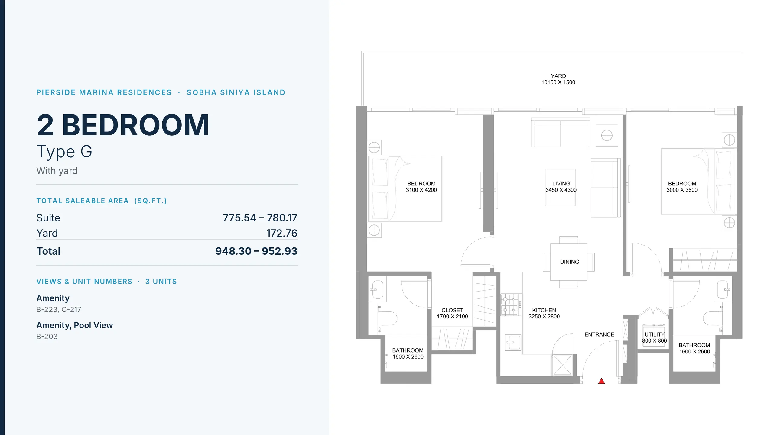 Type G floor plan