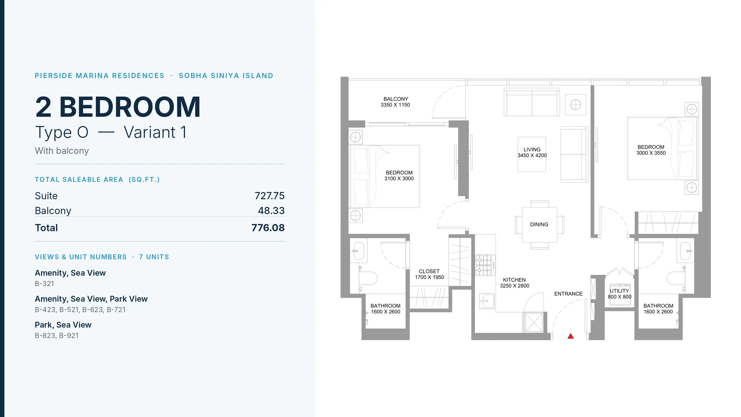 Type O - Variant 1 floor plan