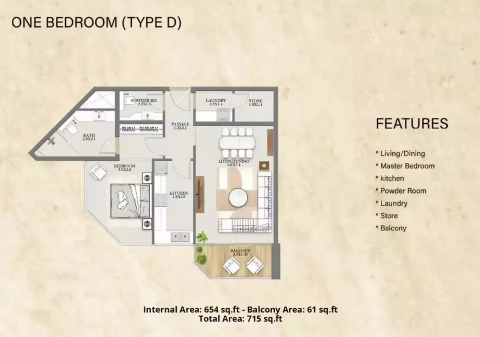 Type D floor plan