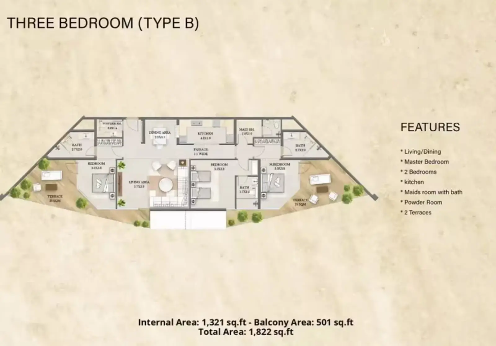 Type B floor plan