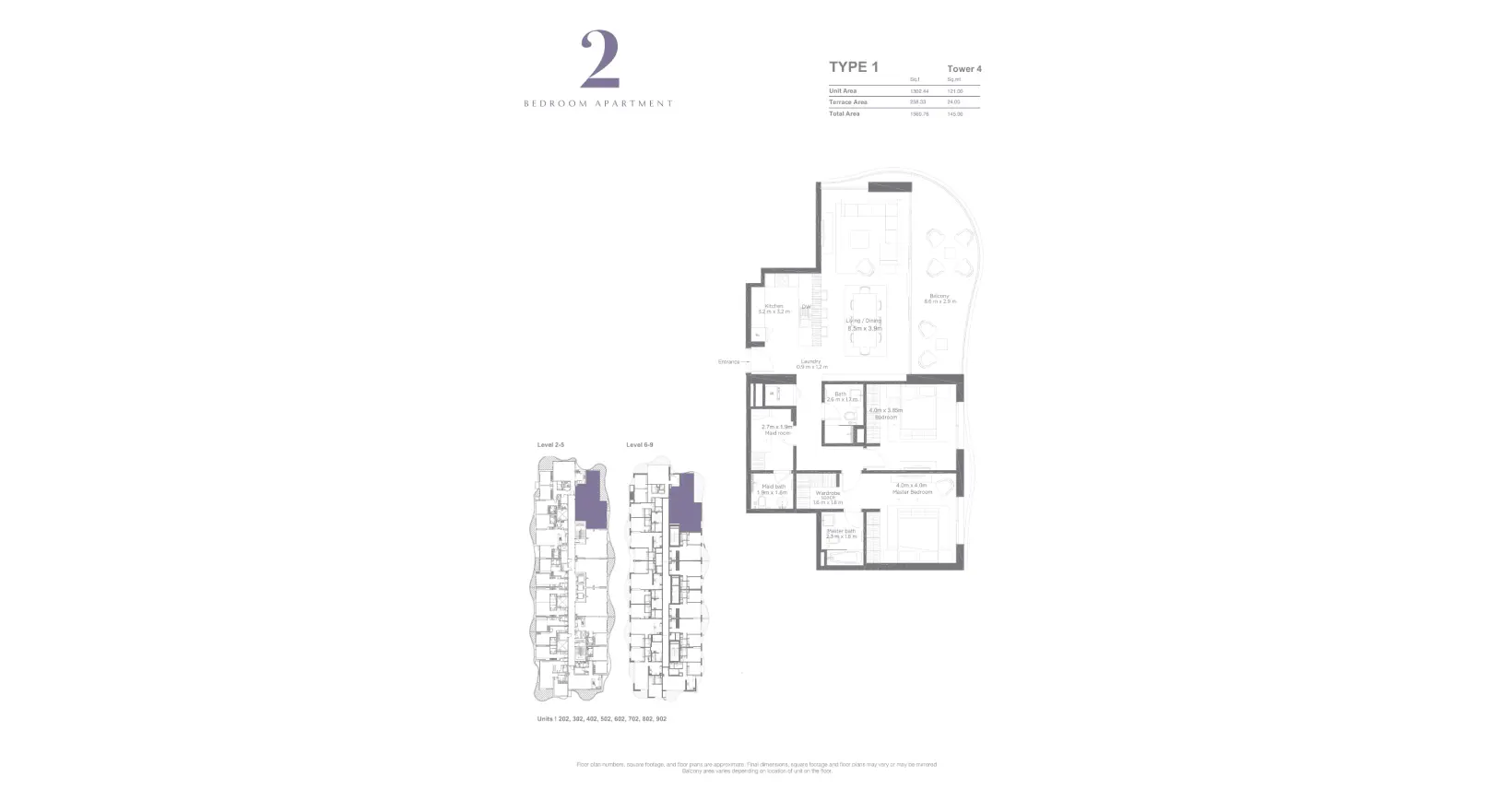 Type 1 floor plan