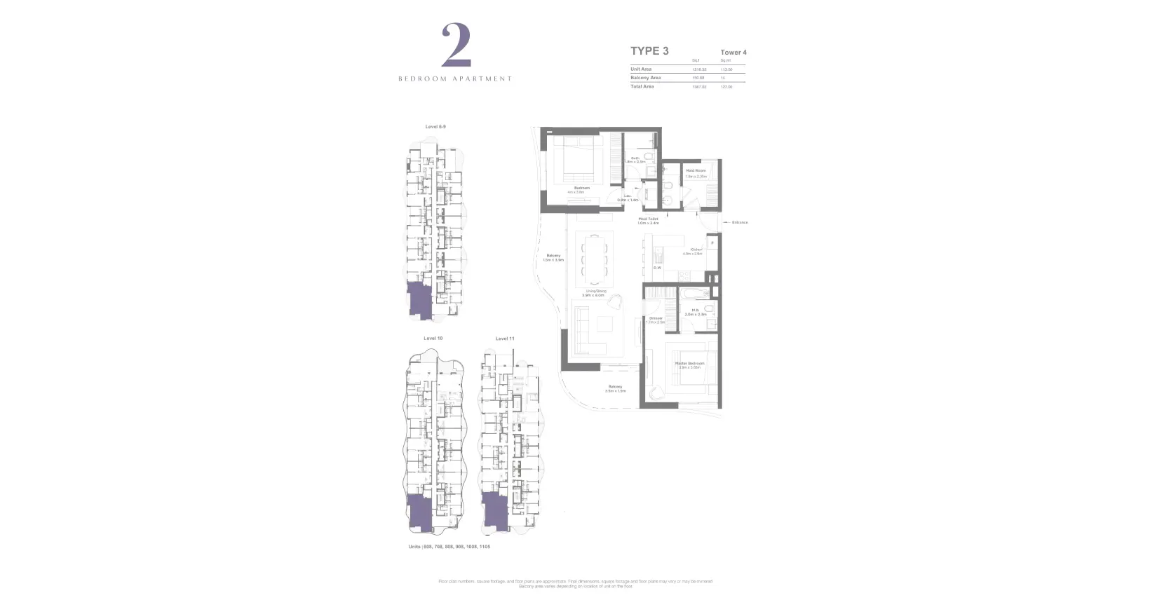 Type 3 floor plan