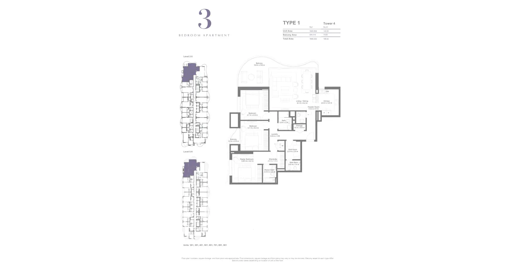 Type 1 floor plan