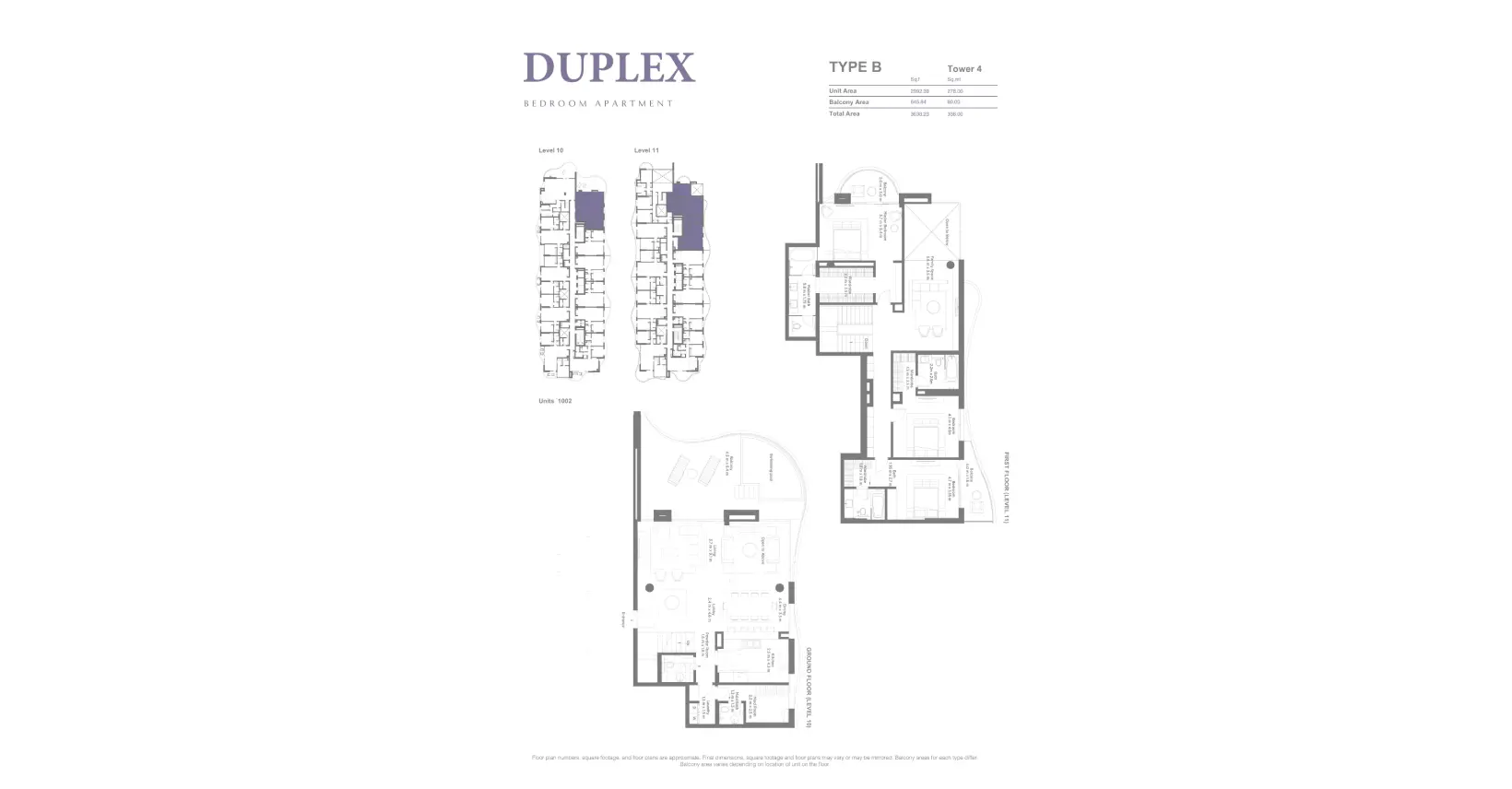 Type B floor plan