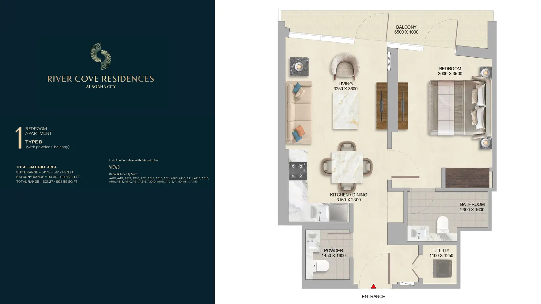 Type B floor plan