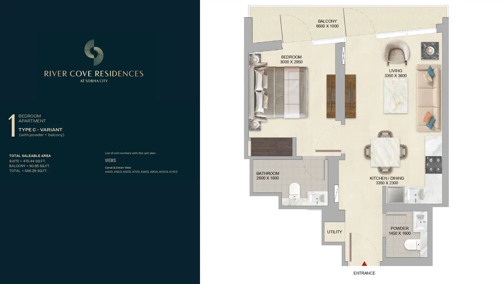 Type C Variant floor plan