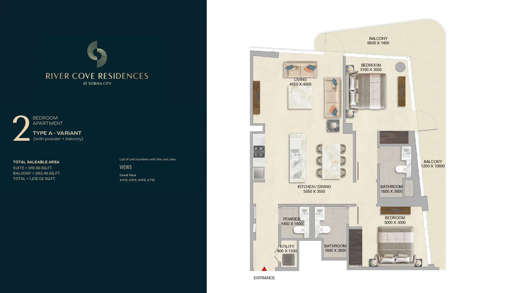 Type A Variant floor plan