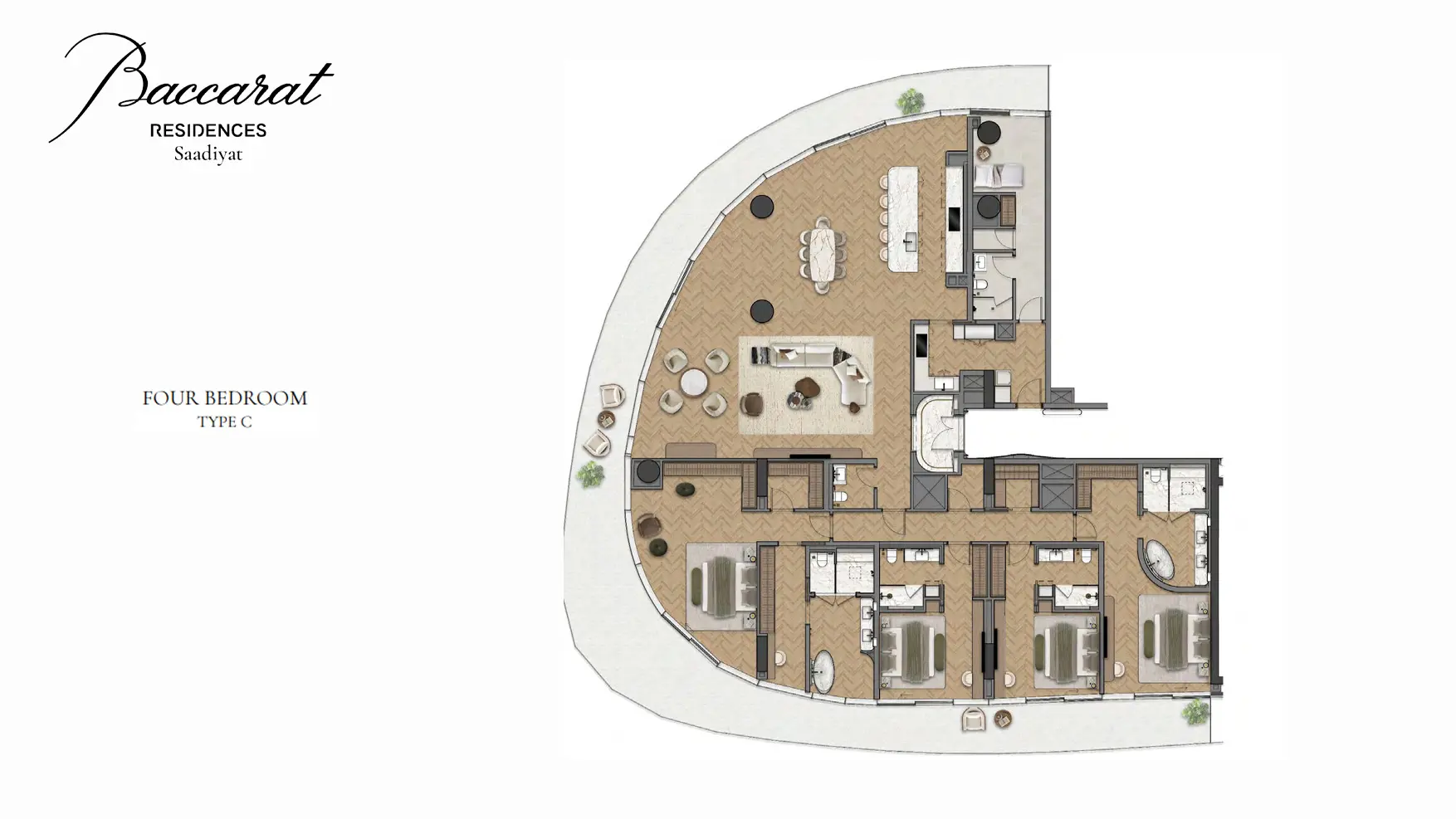 Type C floor plan