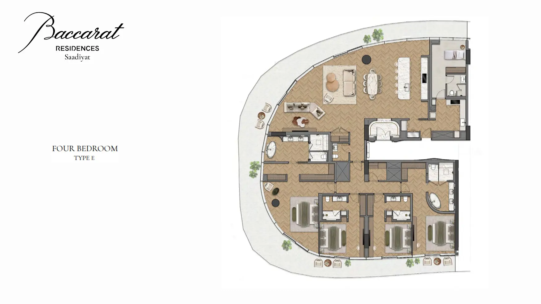 Type E floor plan