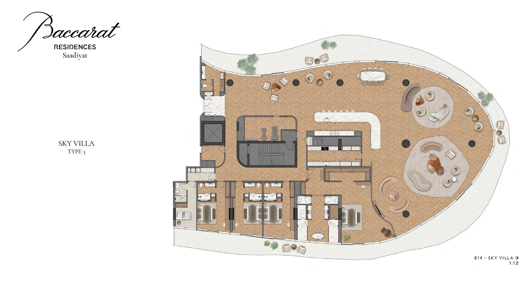 Sky Villa Type 3 floor plan