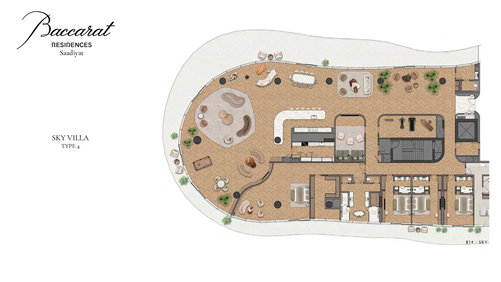 Sky Villa Type 4 floor plan