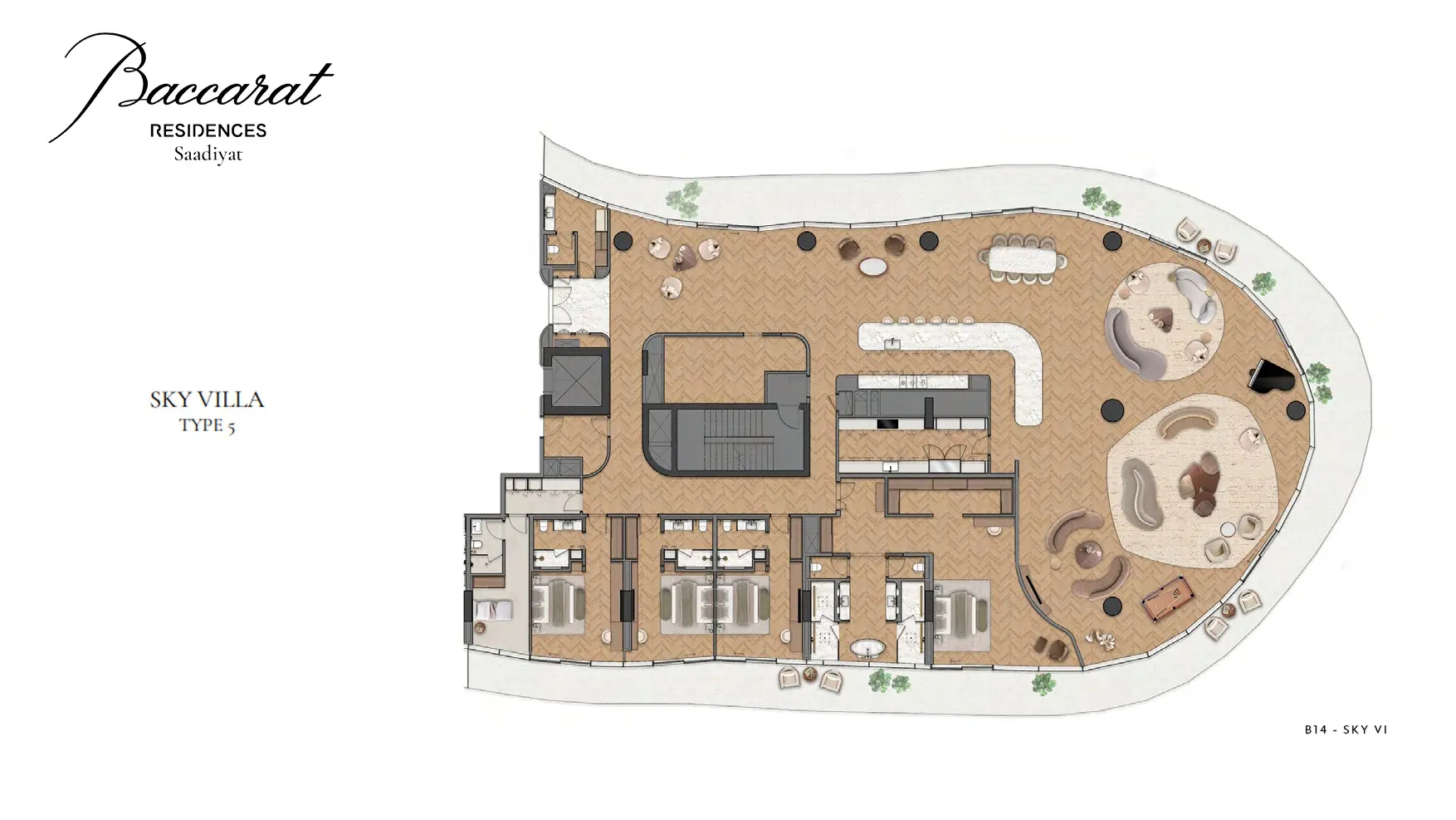 Sky Villa Type 5 floor plan