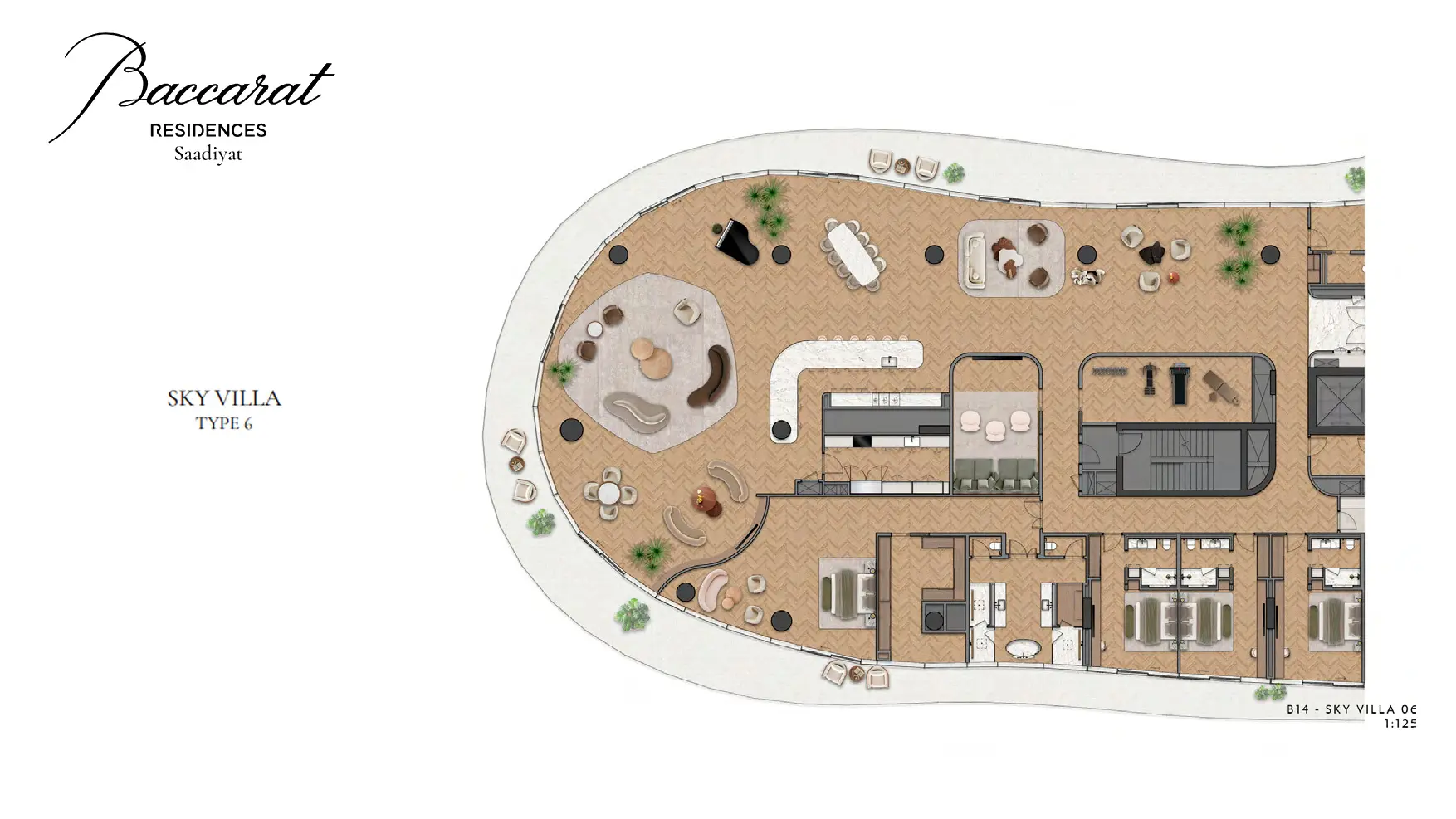 Sky Villa Type 6 floor plan
