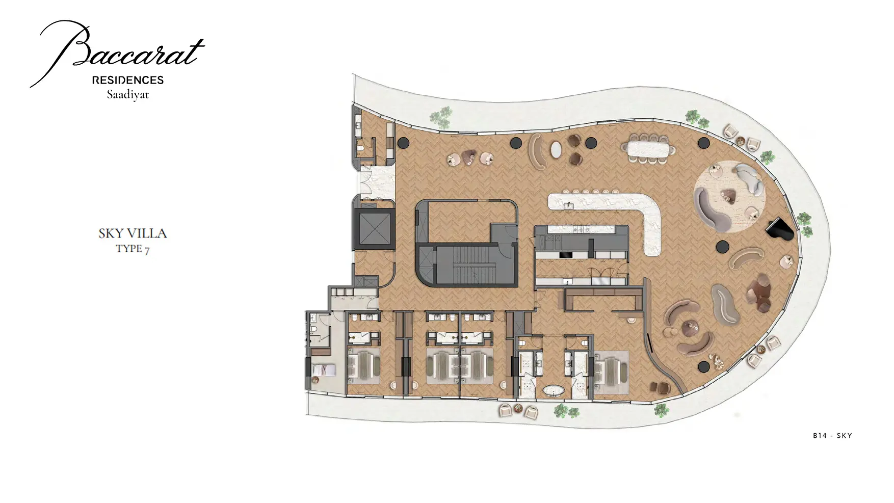 Sky Villa Type 7 floor plan