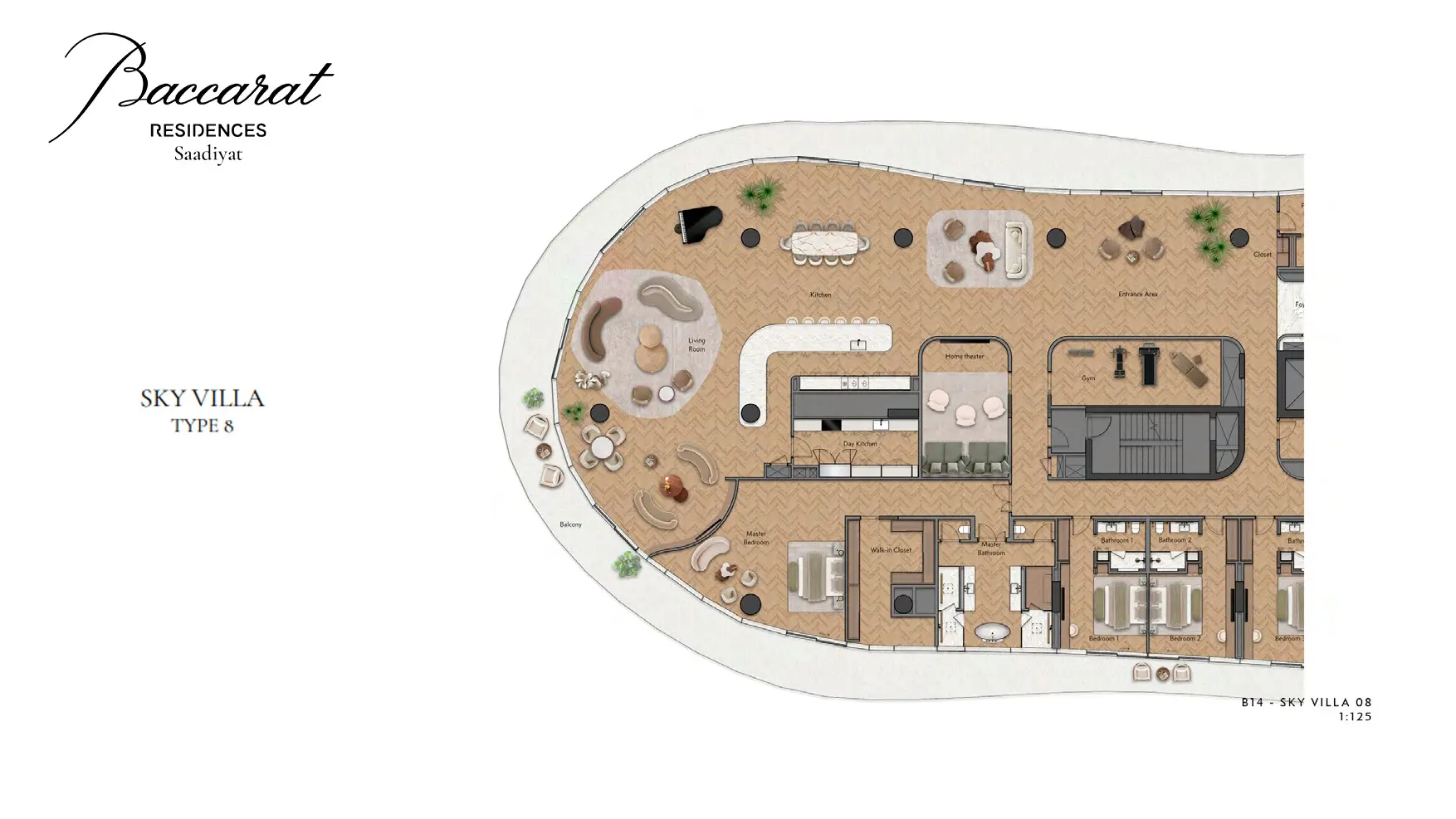 Sky Villa Type 8 floor plan