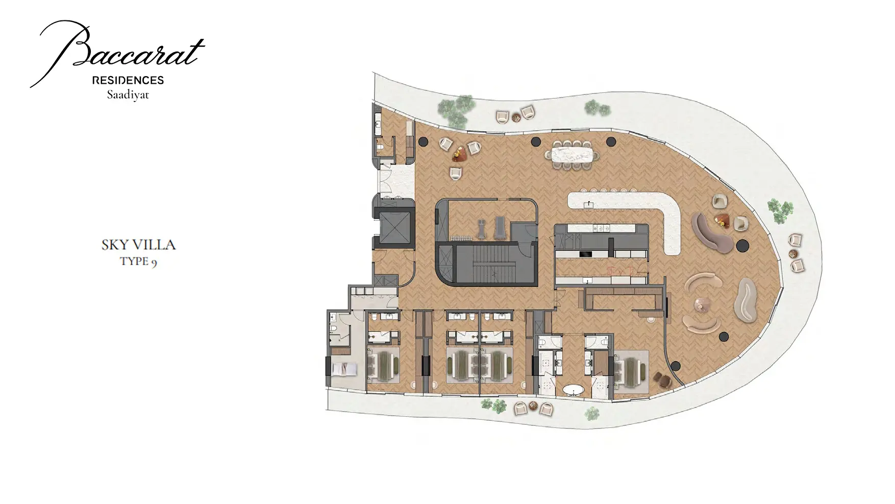Sky Villa Type 9 floor plan