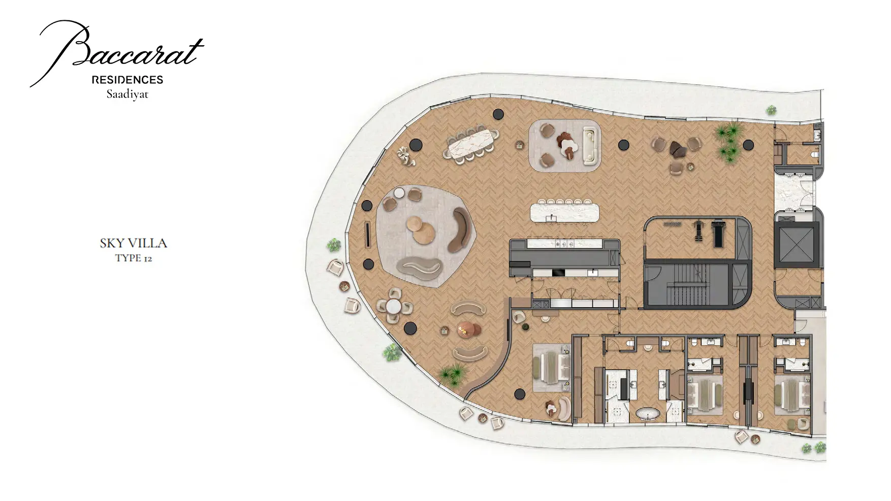 Sky Villa Type 12 floor plan