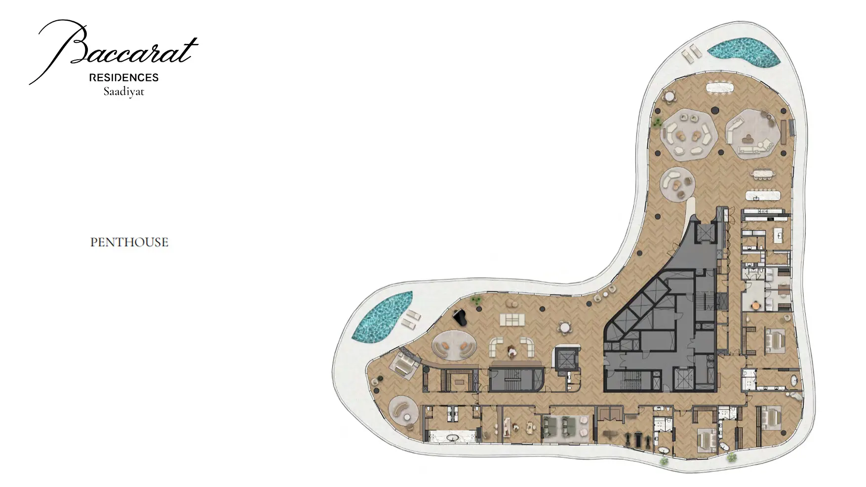 Penthouse floor plan