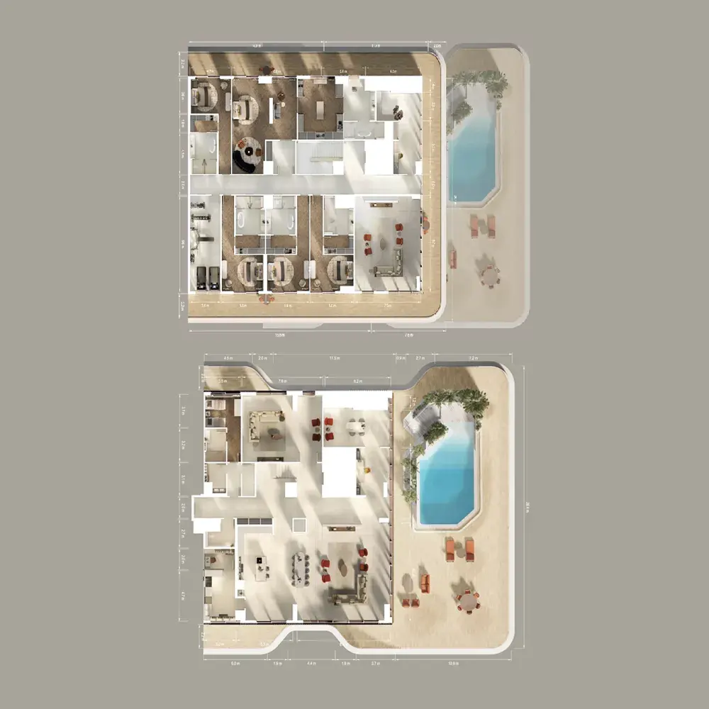 5 Bedrooms duplex - The Arthouse floor plan
