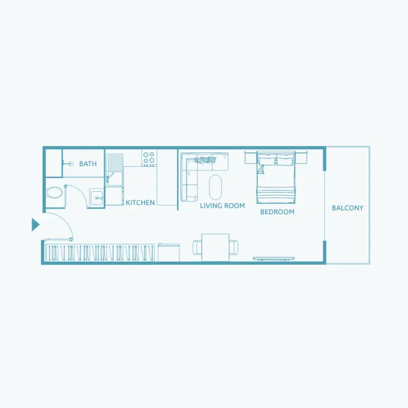 Studio floor plan