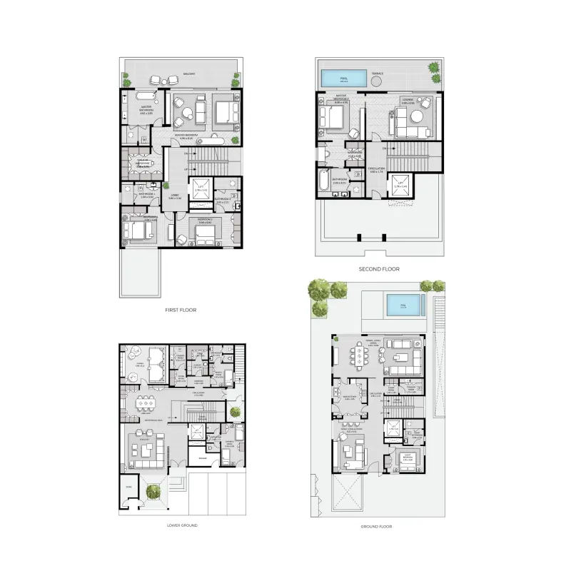 5 bedroom floor plan