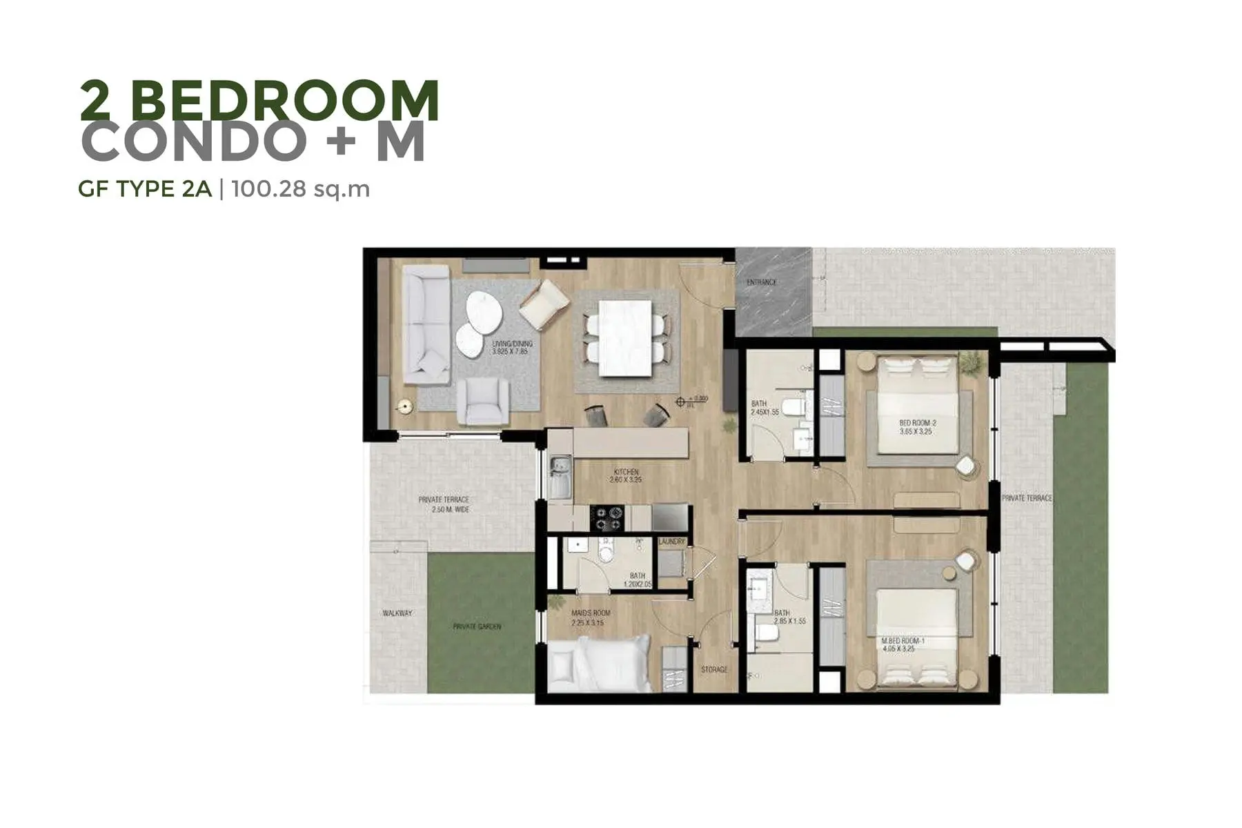 Type 2A floor plan