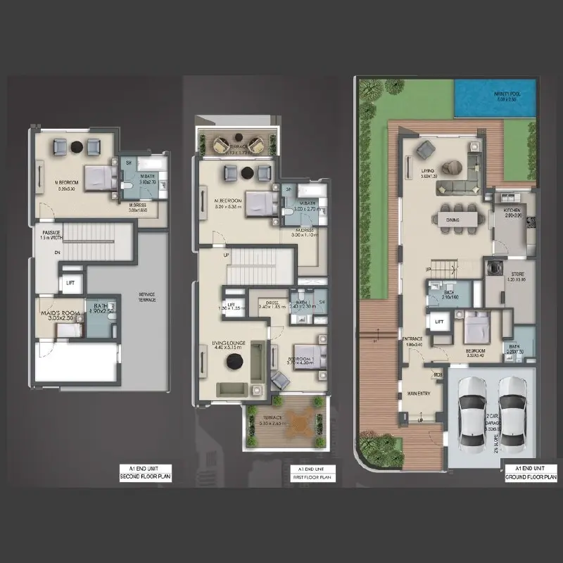 4 bedroom floor plan