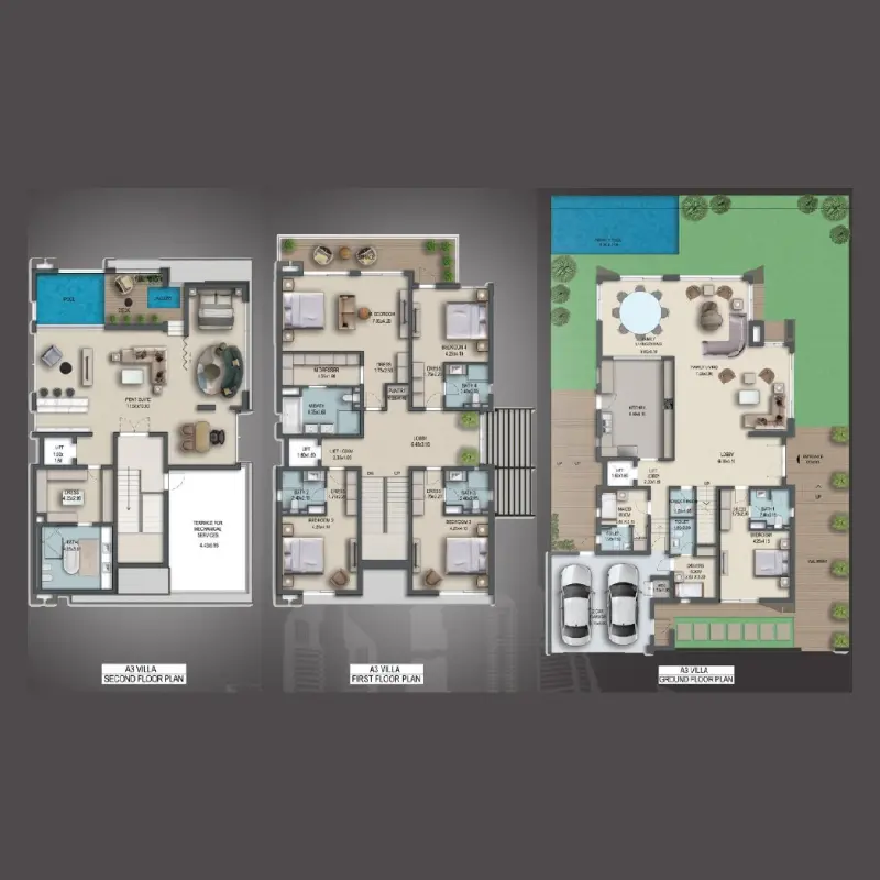 6 bedroom floor plan