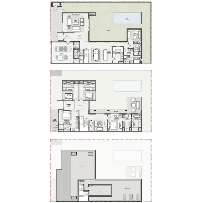 5 bedroom floor plan