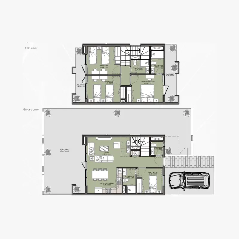 3 bedroom floor plan