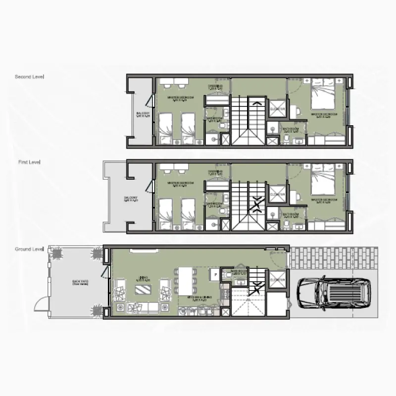 4 bedroom floor plan